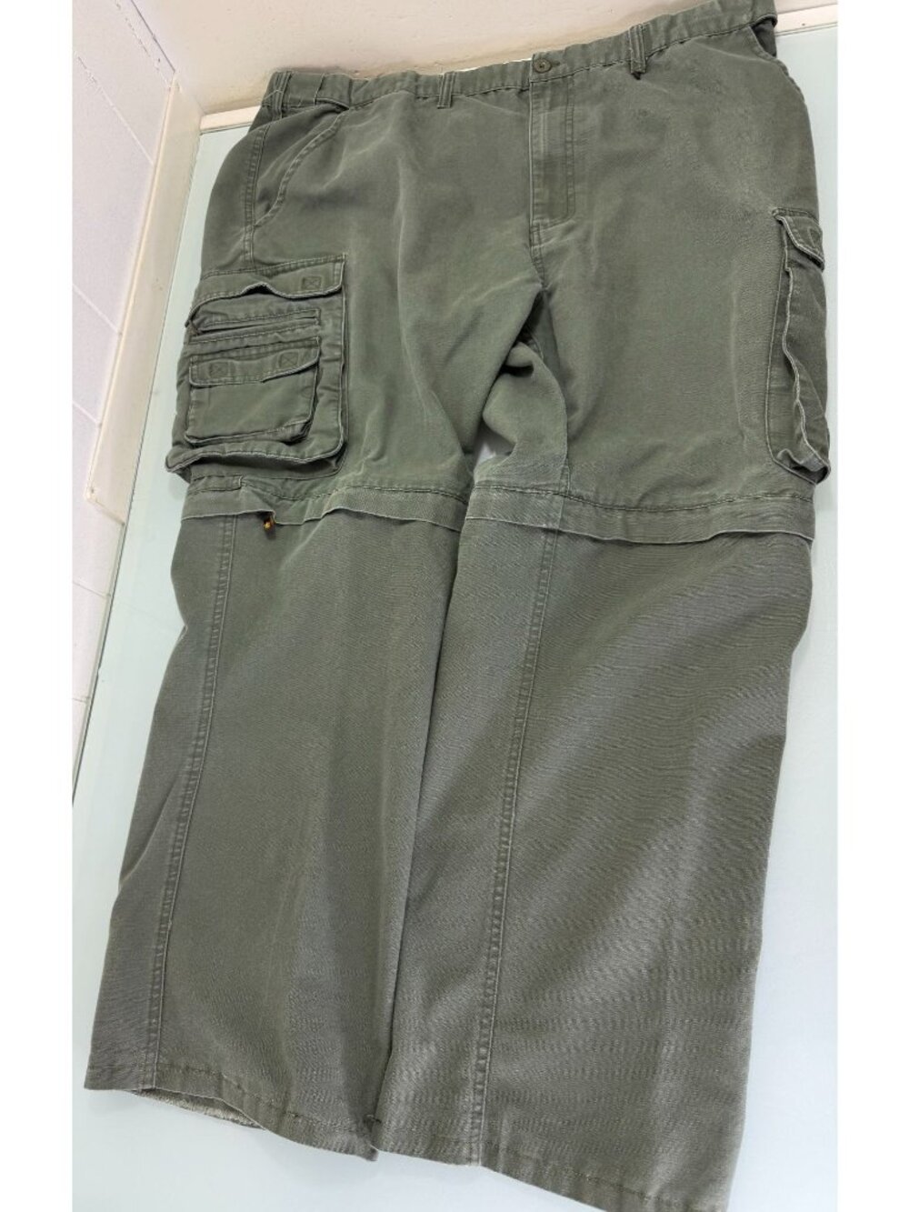 Boy Scouts Of America Convertible Cargo Pants Mens 40X 28 Zip Off Shorts Hiking